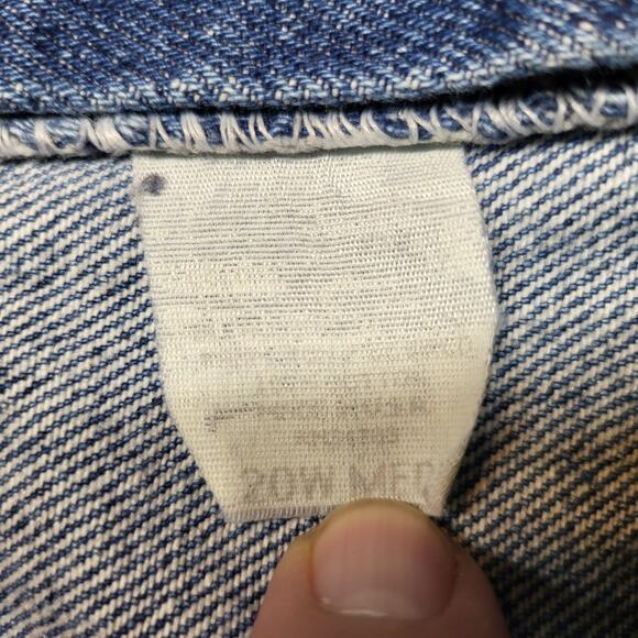 Lee Jeans Womans 20W Blue Denim Relaxed Fit Classic Tapered Leg Casual Pants - Picture 4 of 12